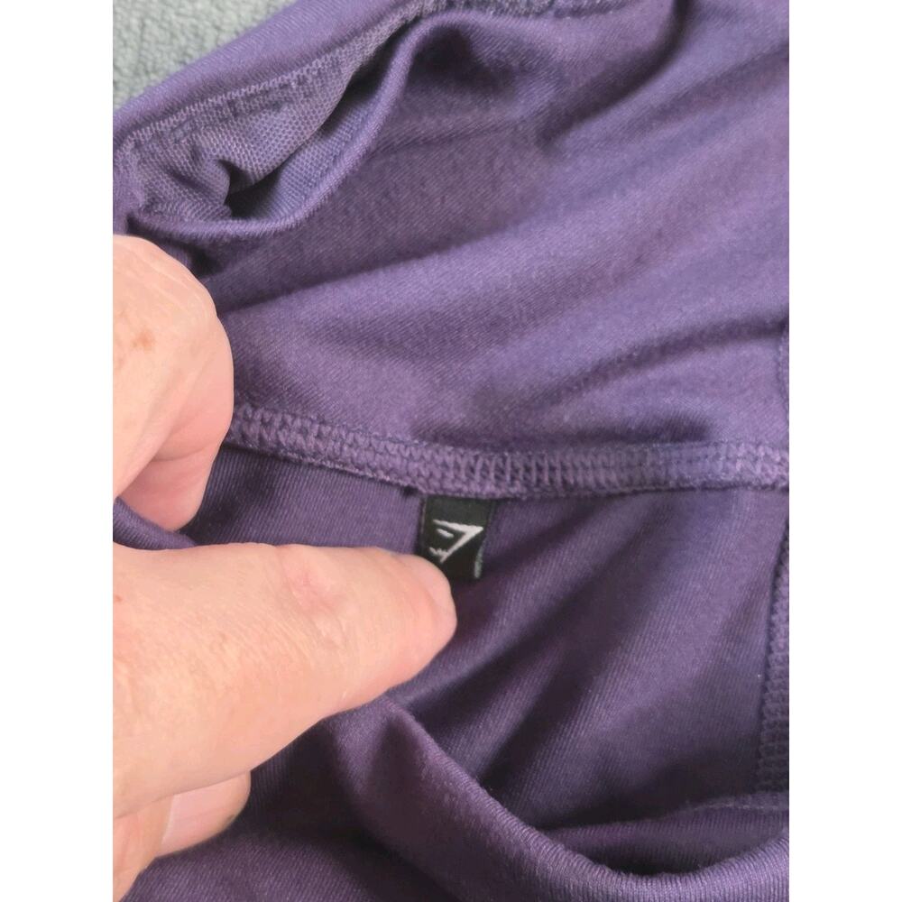 Gymshark Women's Dry Pocket Mesh Size S Purple Leggings Activewear Gym C37-23 - Picture 7 of 10